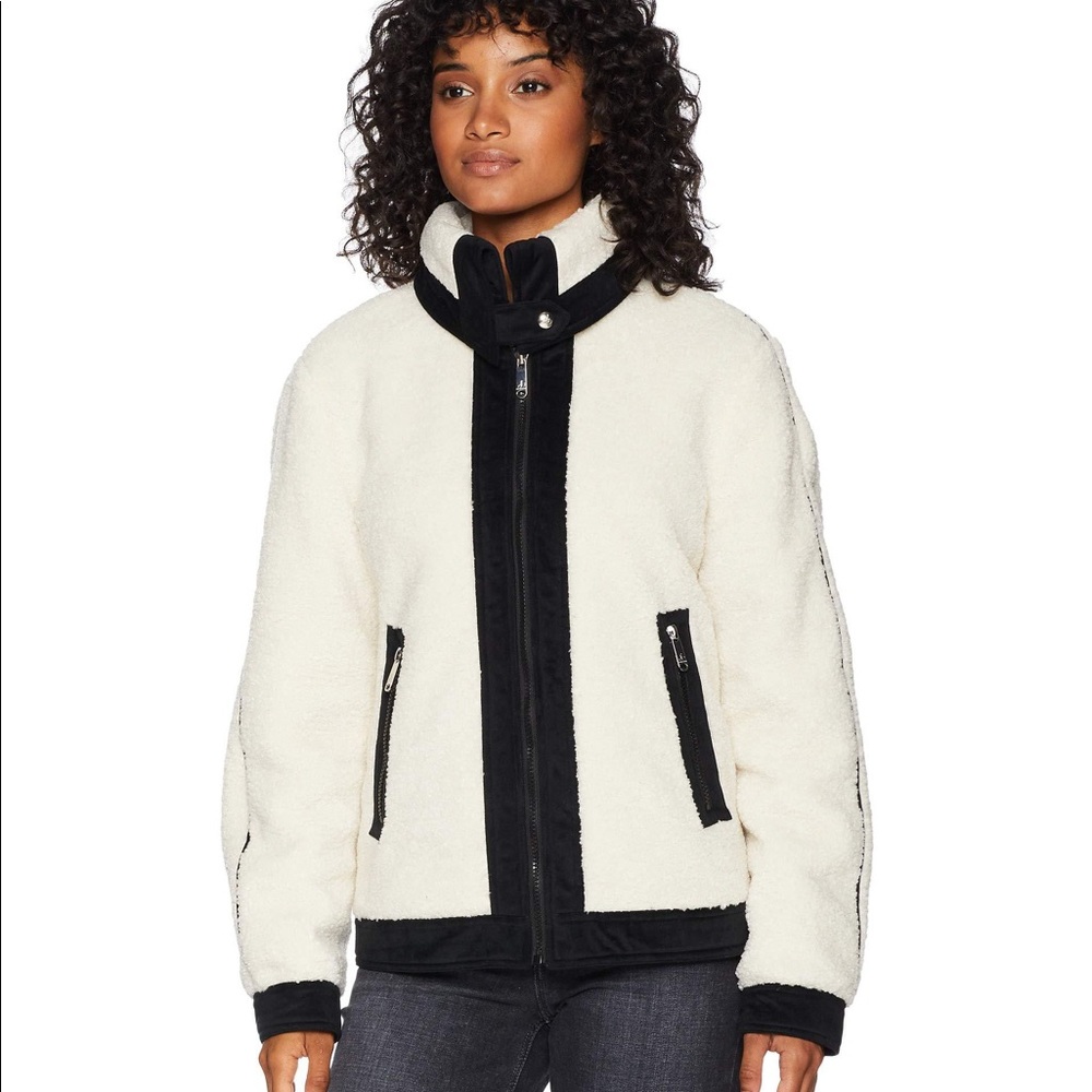 Sam Edelman Anorak Short Berber reversible Jacket